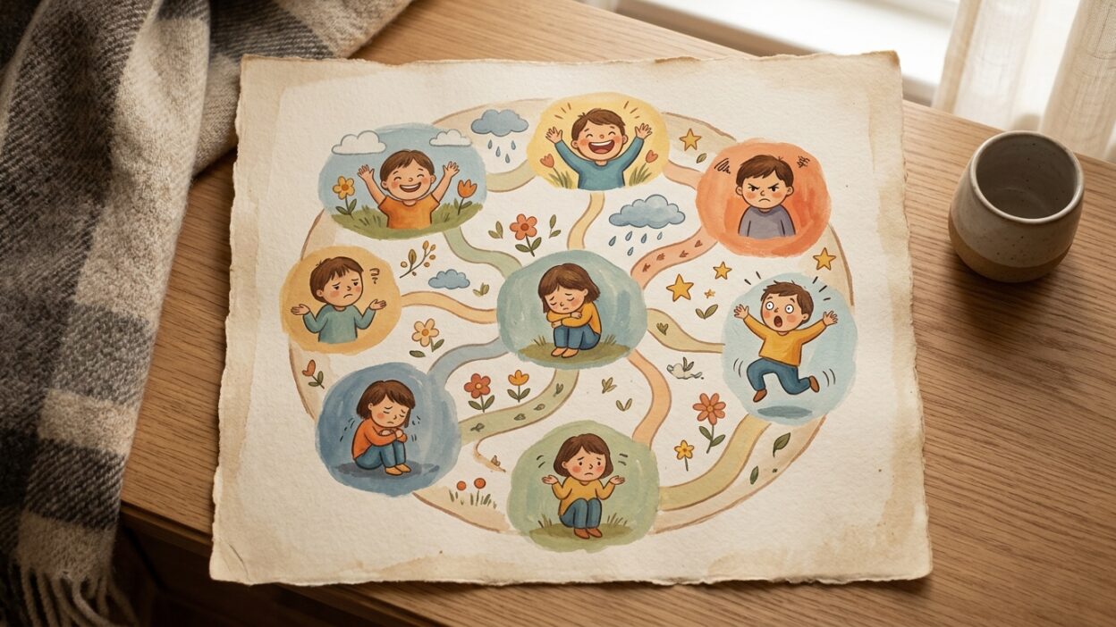Карта базовых эмоций ребёнка 3–6 лет