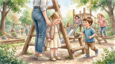 Ребёнку трудно знакомиться с детьми на площадке: как помочь